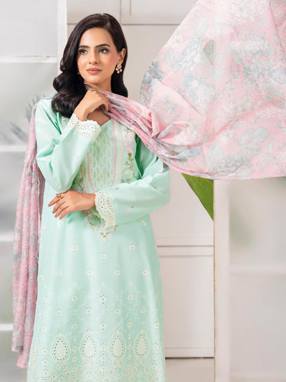 3 Piece Lawn Suit-Embroidered (Pret)