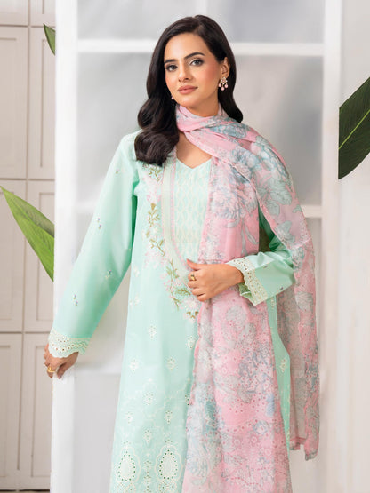 3 Piece Lawn Suit-Embroidered (Pret)