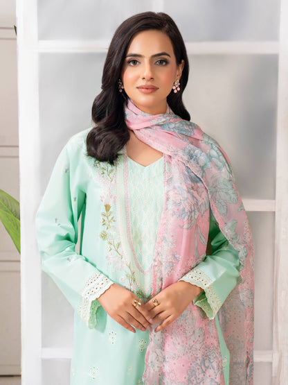 3 Piece Lawn Suit-Embroidered (Pret)