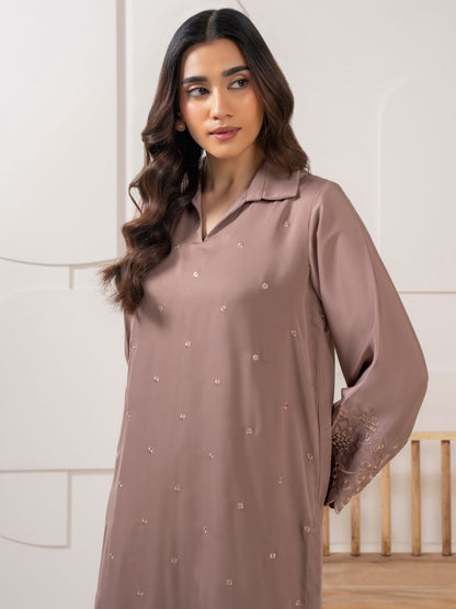 Silk Co-ord Set - Embroidered