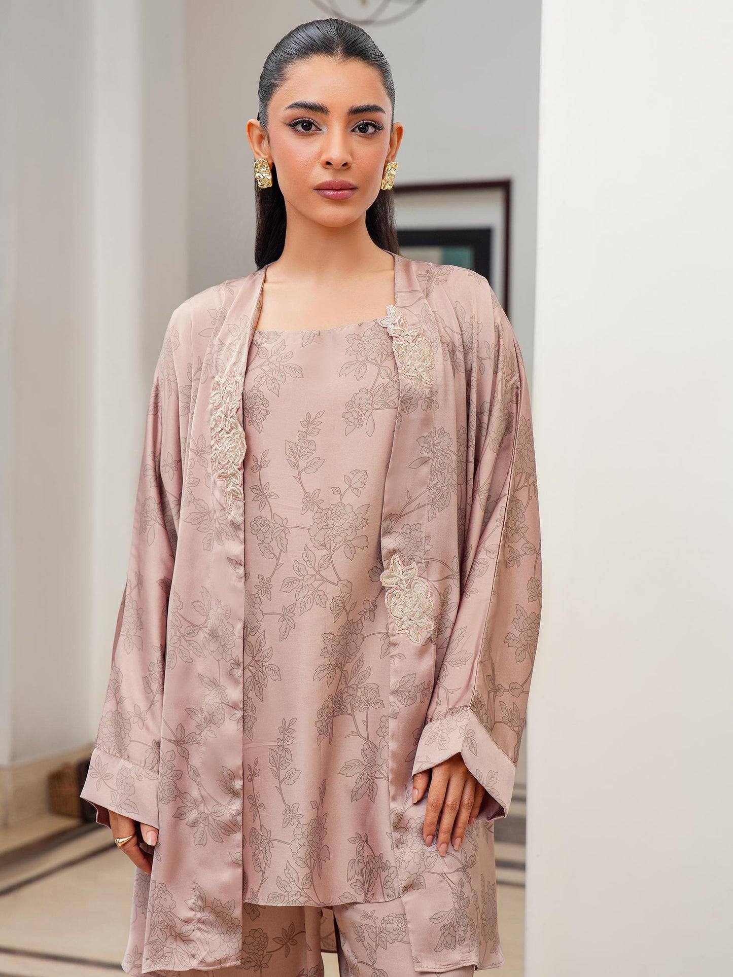 2 Piece Silk Co-ord Set
