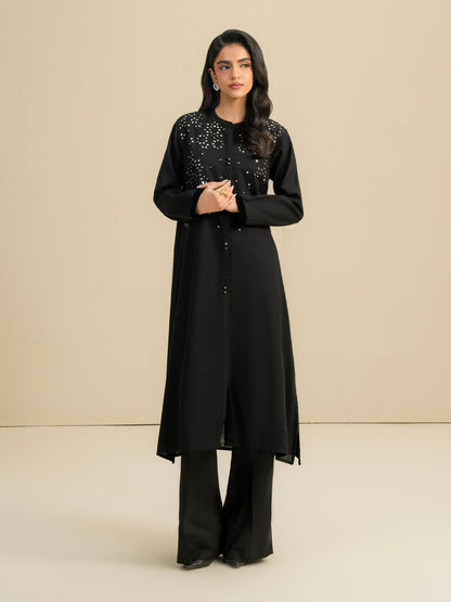 Khaddar Shirt-Embroidered (Pret)