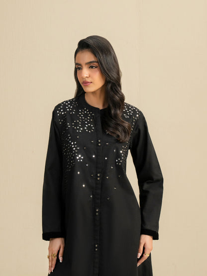 Khaddar Shirt-Embroidered (Pret)