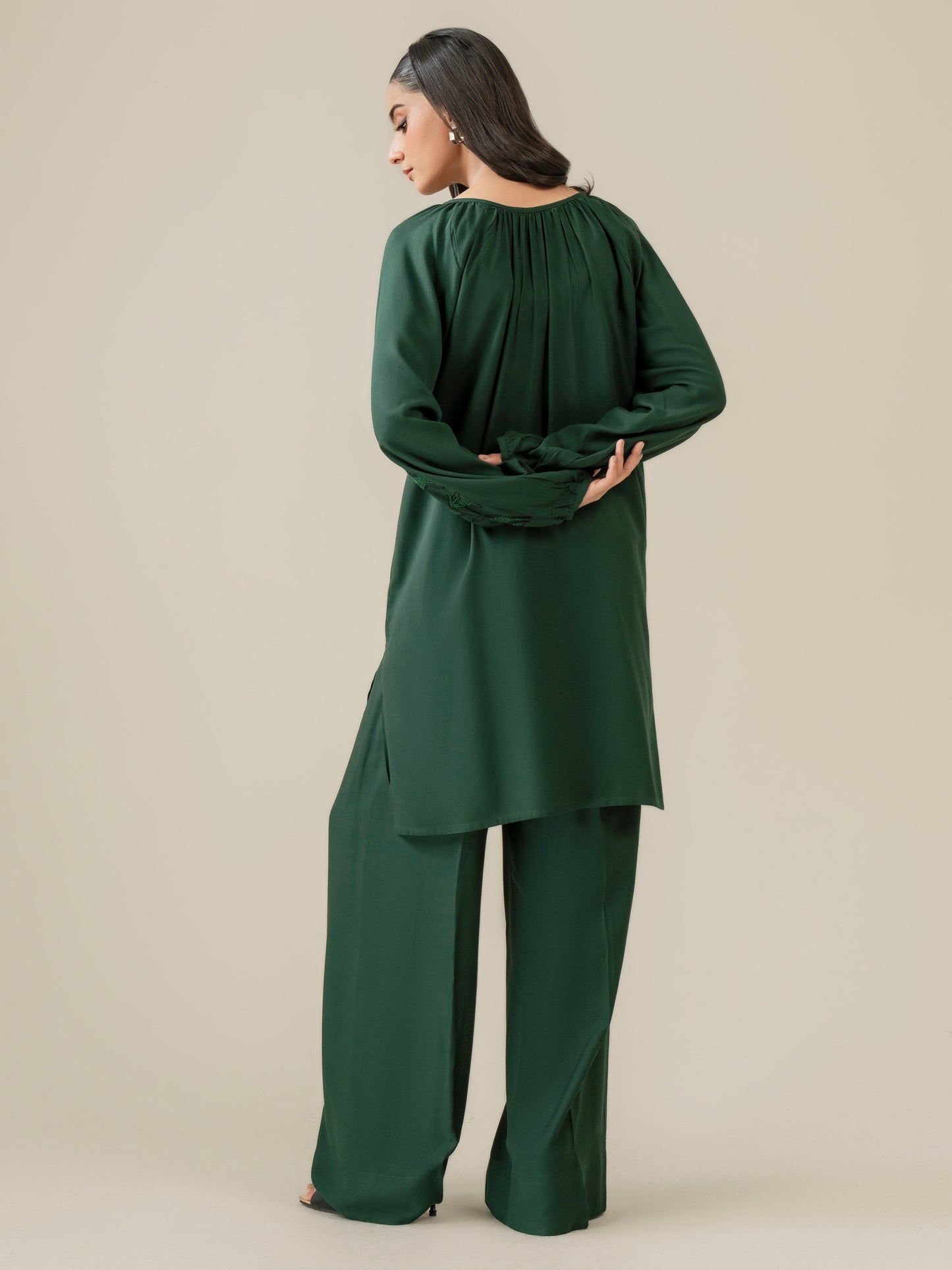 2 Piece Stone Suit-Embroidered (Pret)