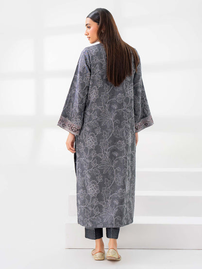 2 Piece Jacquard Suit-Embroidered (Pret)