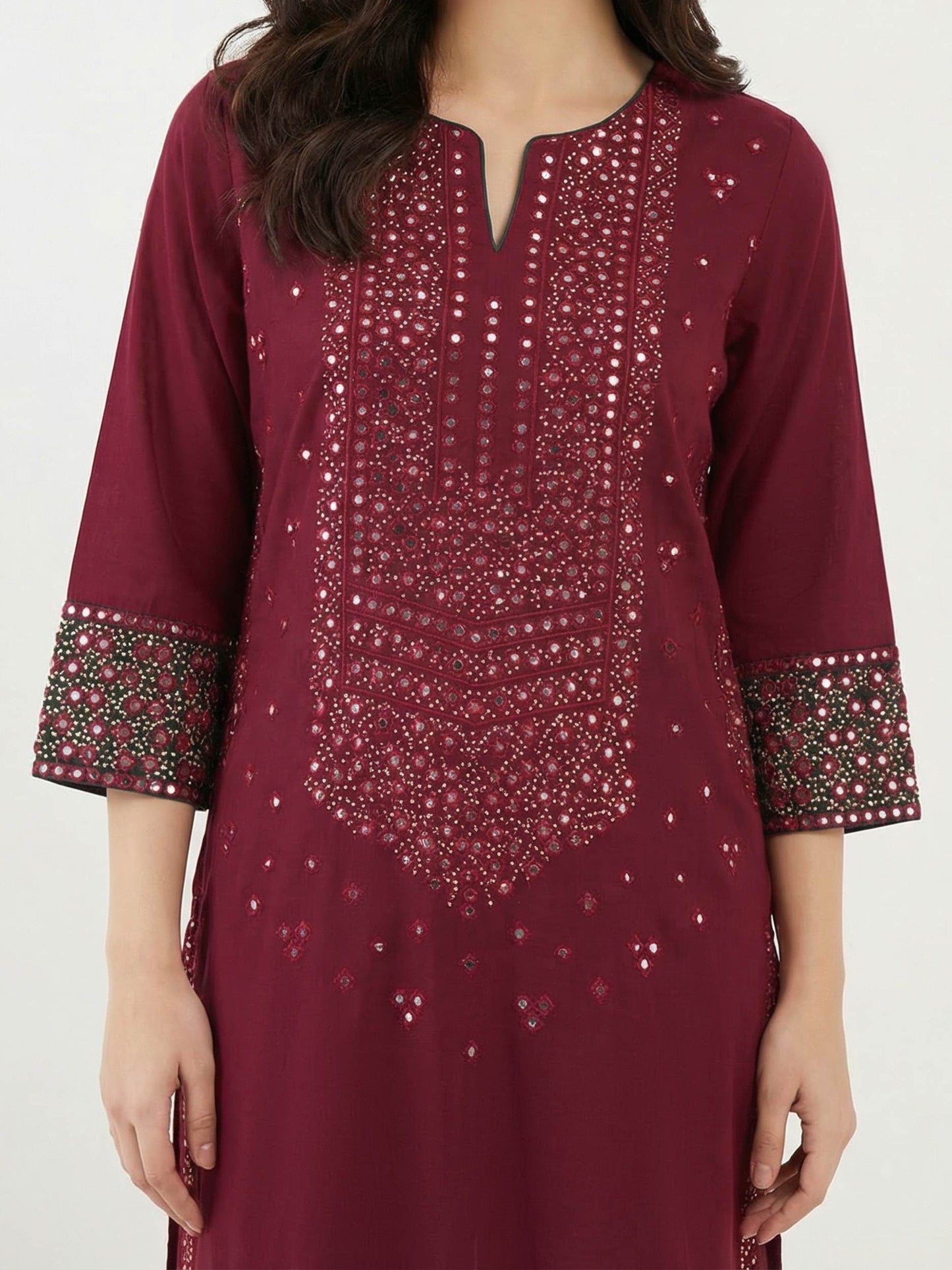 2 Piece Lawn Suit- Embroidered (Pret)