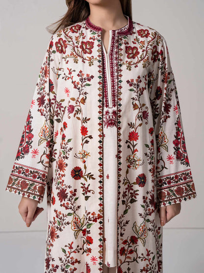2 Piece Cardigan Khaddar Suit (Pret)