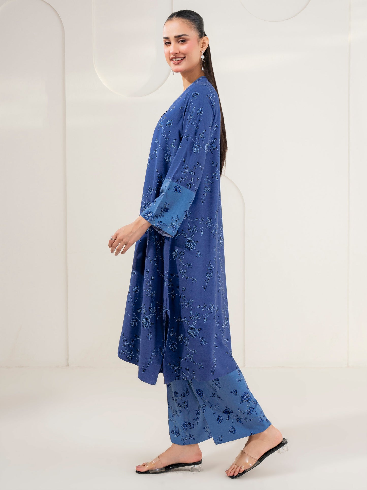 2 Piece Linen Suit-Printed (Pret)