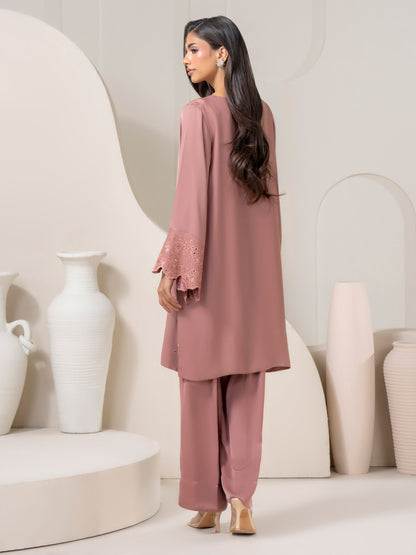 2 Piece Silk Suit-Embroidered (Pret)