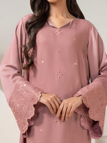 2 Piece Silk Suit-Embroidered (Pret)
