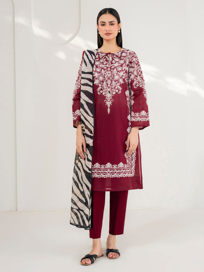 3 Piece Lawn Suit-Printed (Pret)
