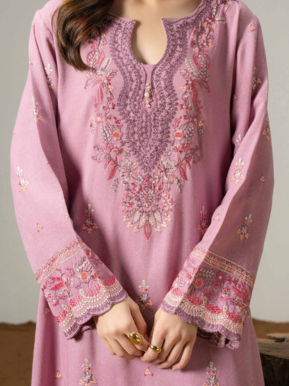 3 Piece Zari Suit-Embroidered (Pret)