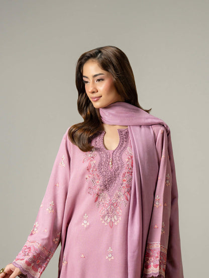 3 Piece Zari Suit-Embroidered (Pret)