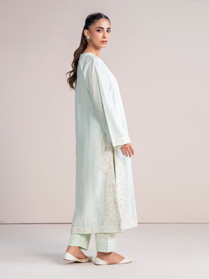2 Piece Yarn Dyed Suit- Embroidered (Pret)