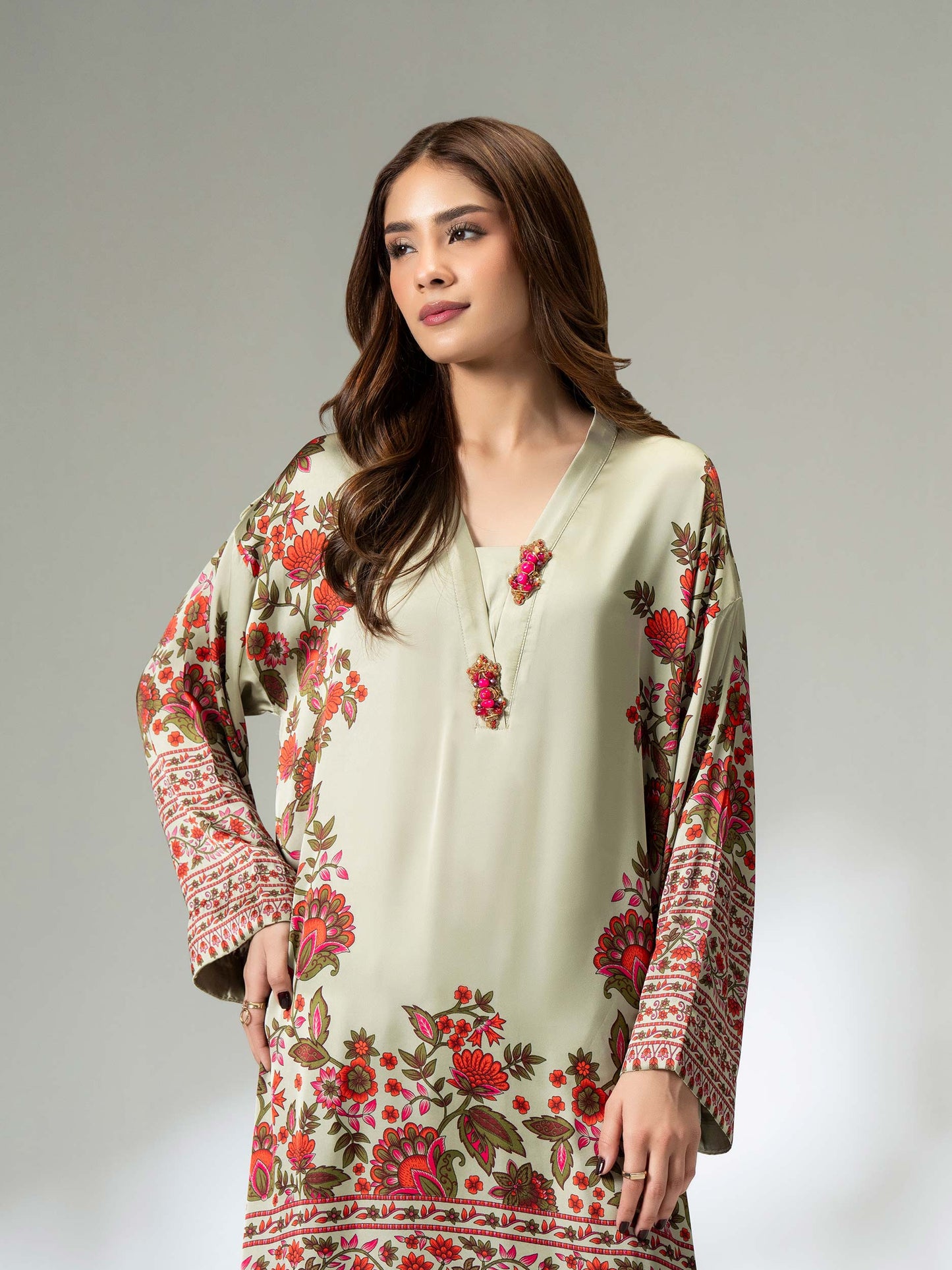 2 Piece Silk Suit (Pret)