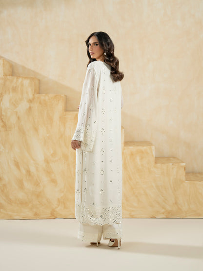 2 Piece Chiffon Suit-Embroidered (Pret)