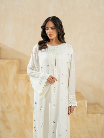 2 Piece Chiffon Suit-Embroidered (Pret)