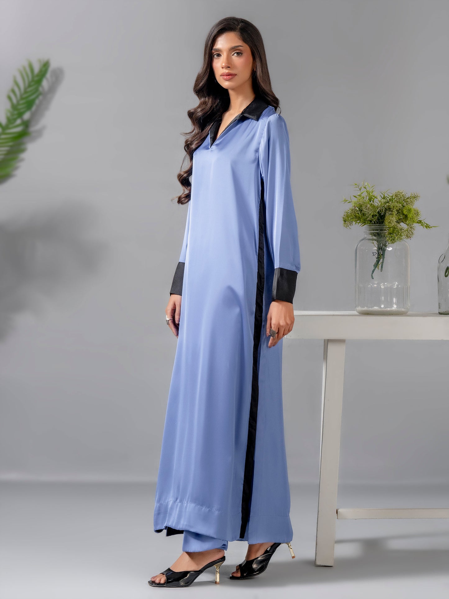 2 Piece Silk Suit-Dyed (Pret)