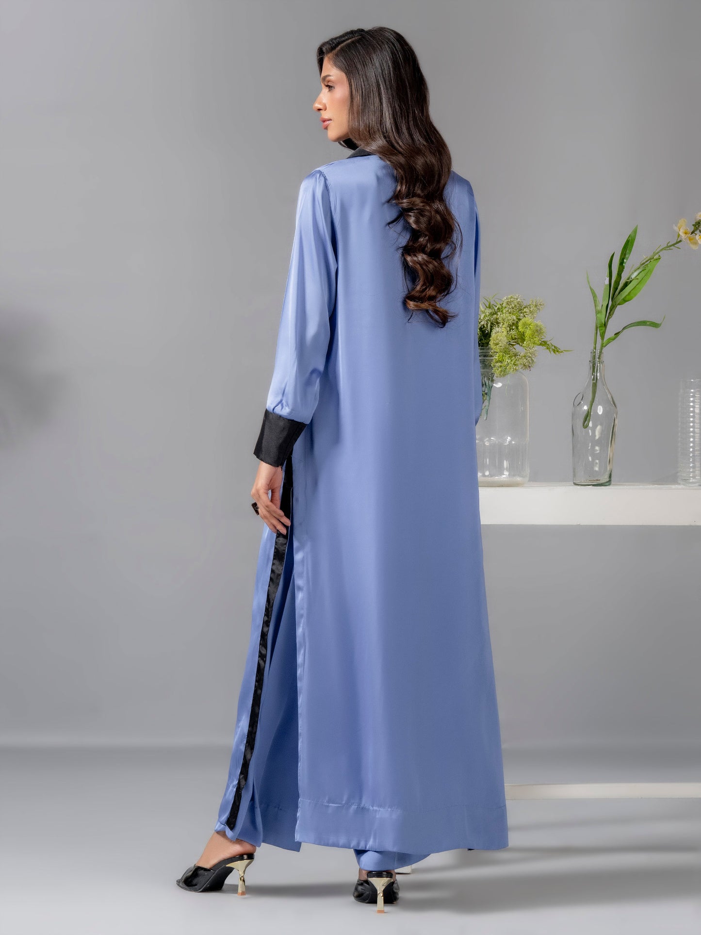 2 Piece Silk Suit-Dyed (Pret)