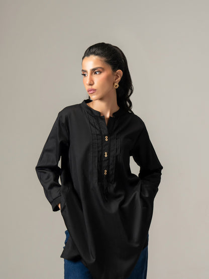 Satin Kurti-Dyed (Pret)