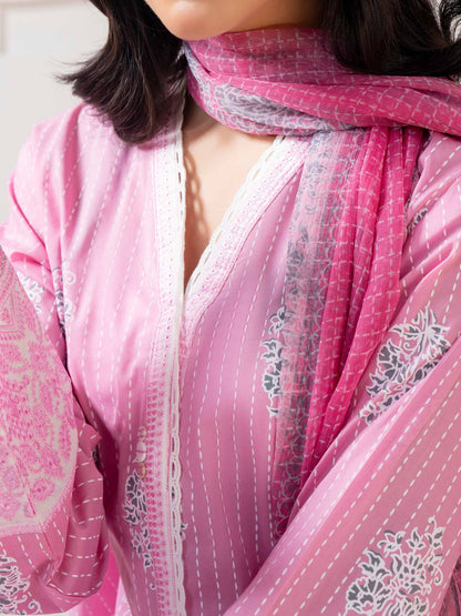 3 Piece Lawn Suit-Embroidered (Pret)