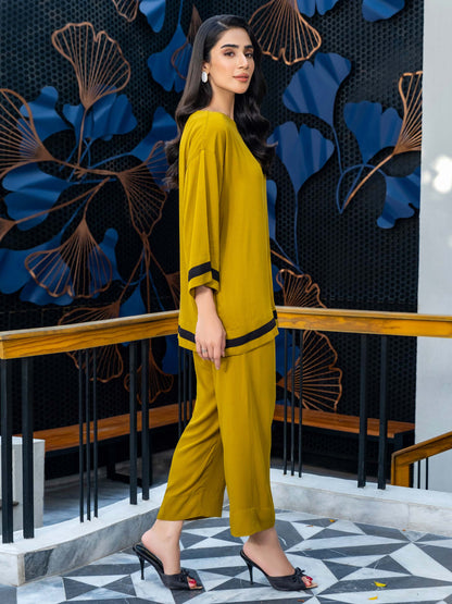 Dyed Color Block Stone Co-Ord Set