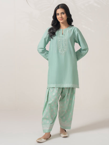 2 Piece Lawn Suit-Embroidered (Pret)