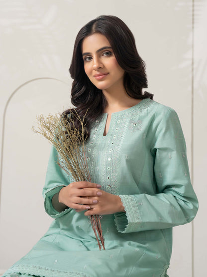 2 Piece Lawn Suit-Embroidered (Pret)