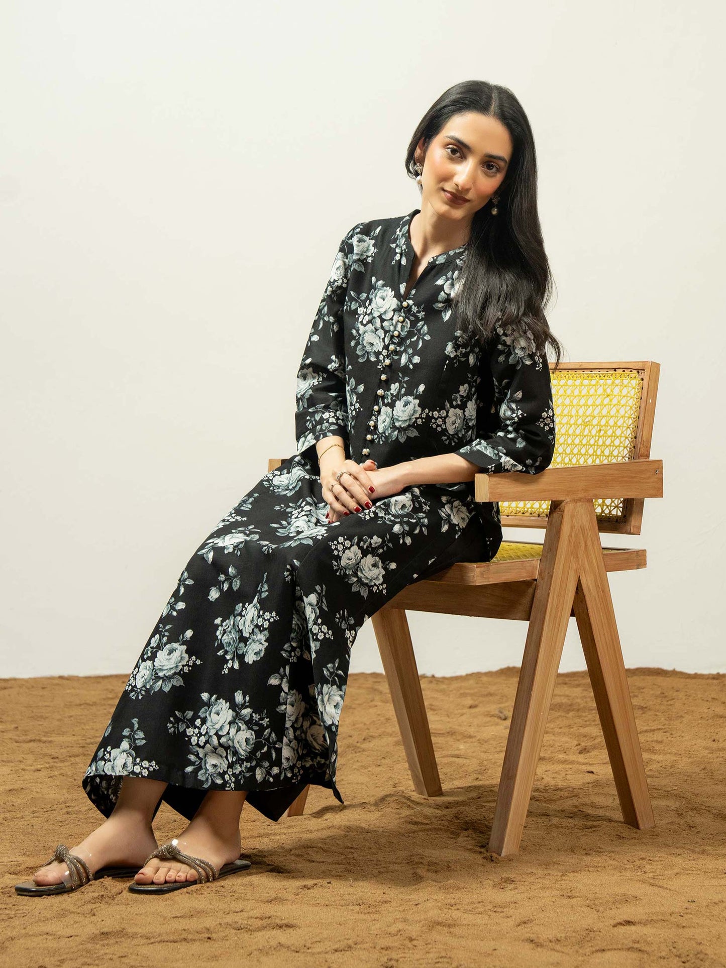 Khaddar Shirt-Printed (Pret)