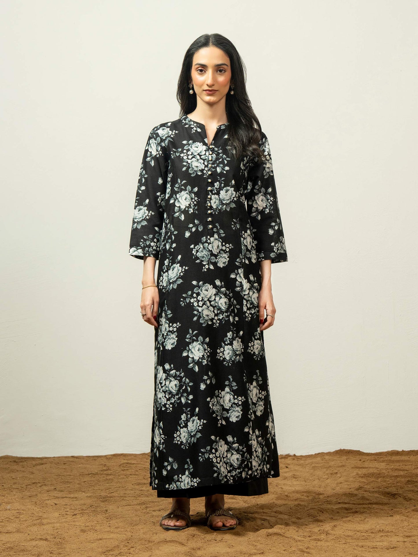 Khaddar Shirt-Printed (Pret)