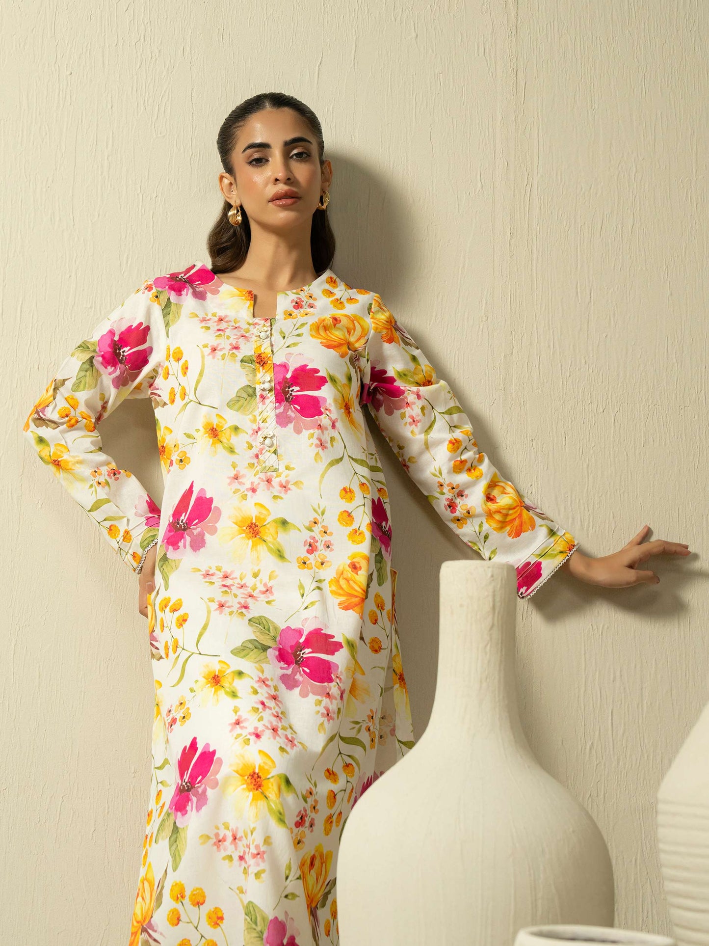 Khaddar Shirt-Printed (Pret)