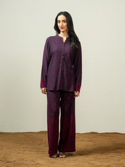 Linen Co-ord Set-Printed  (Pret)