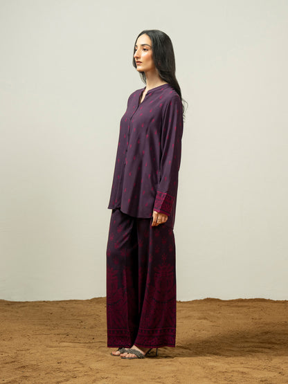 Linen Co-ord Set-Printed  (Pret)