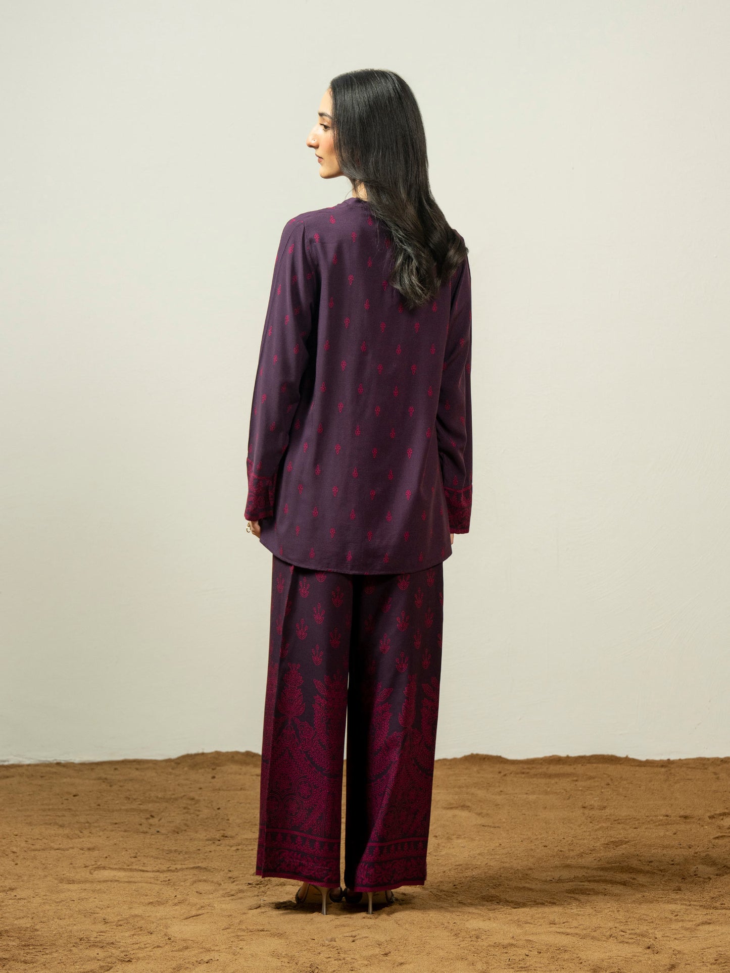 Linen Co-ord Set-Printed  (Pret)