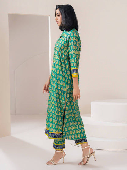 2 Piece Lawn Suit-Paste Print (Pret)