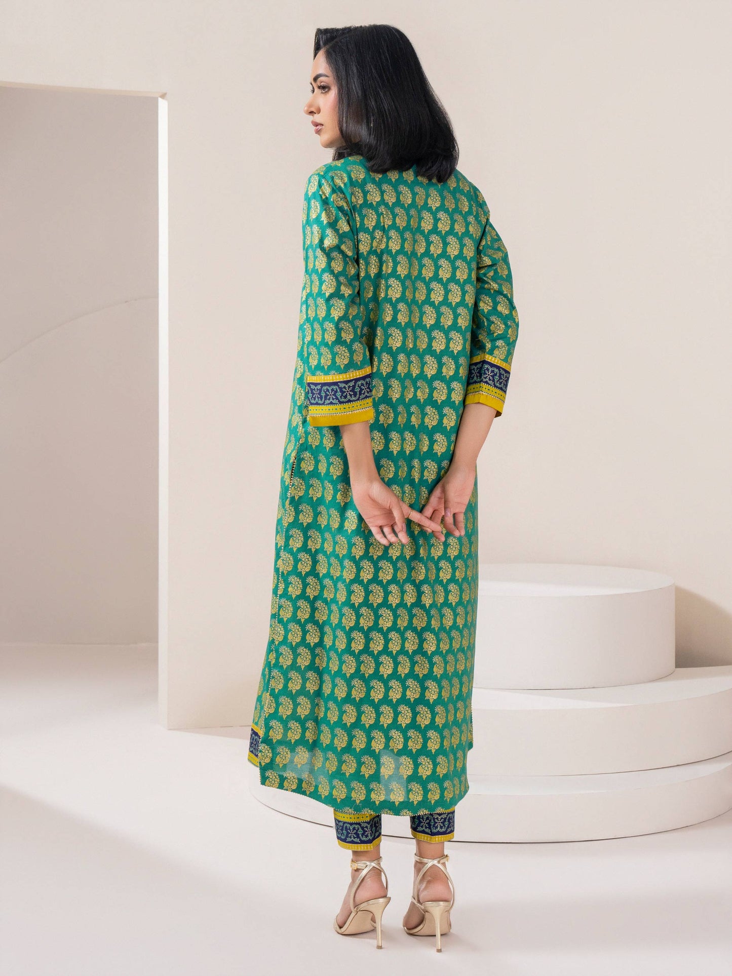 2 Piece Lawn Suit-Paste Print (Pret)