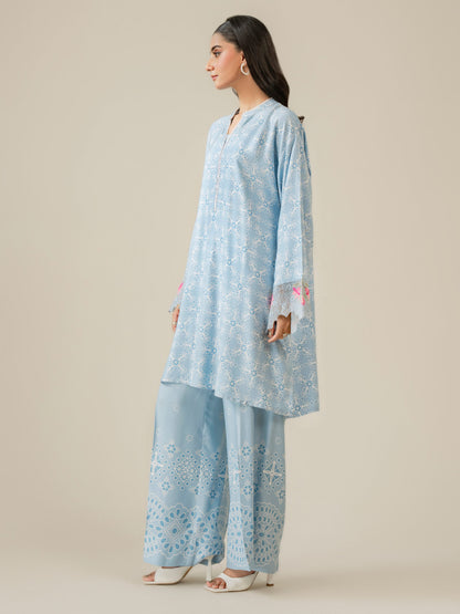 2 Piece Stone Suit-Embroidered (Pret)