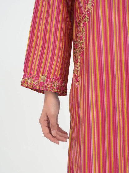 2 Piece Cambric Suit- Embroidered (Pret)