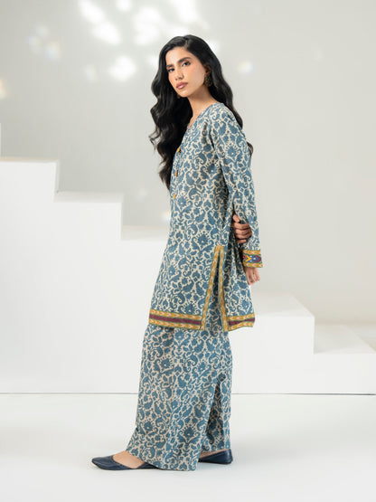 2 Piece Cambric Suit-Printed (Pret)
