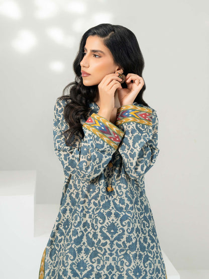 2 Piece Cambric Suit-Printed (Pret)