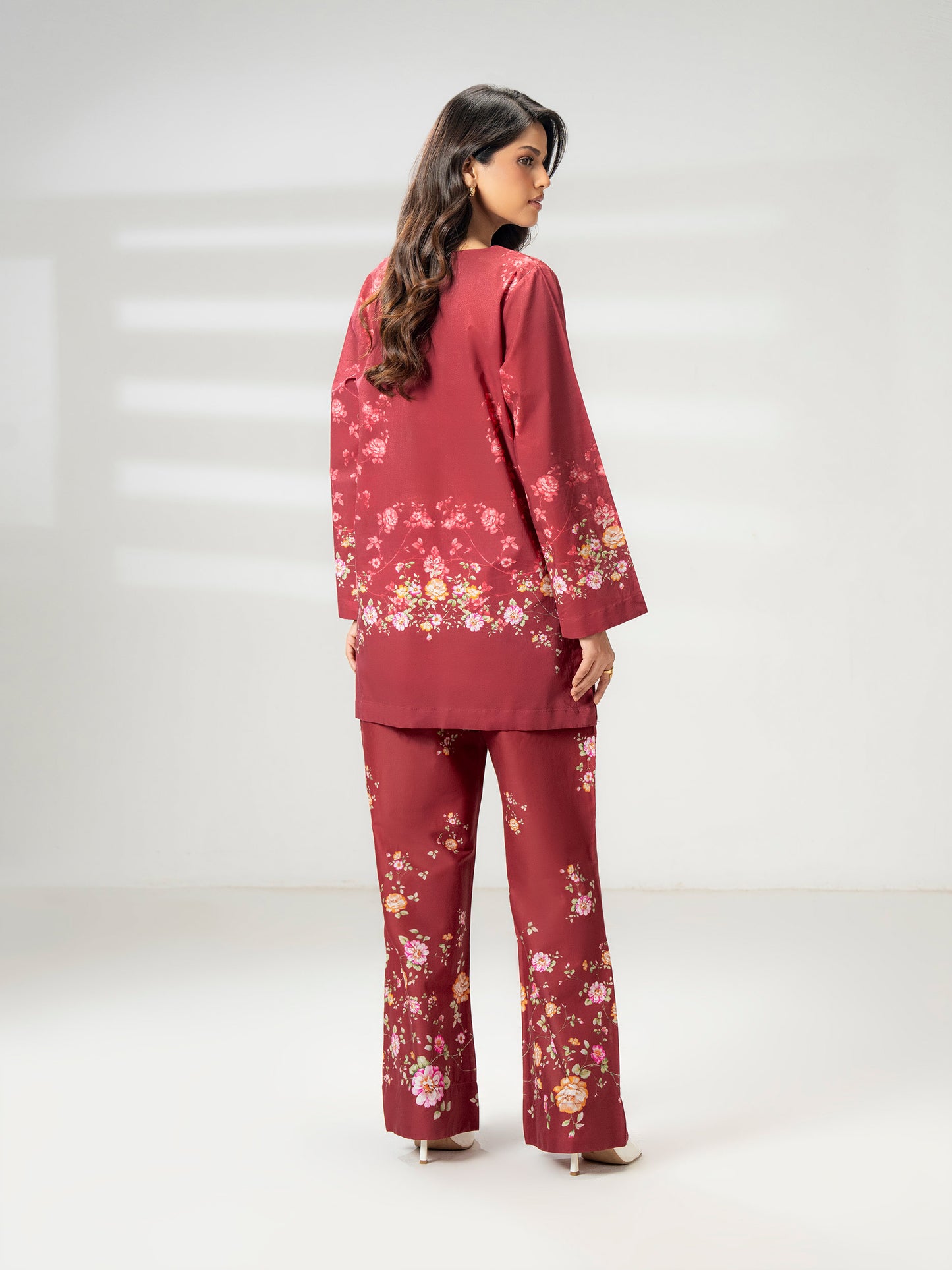 Cambric Co-ord Set-Embroidered