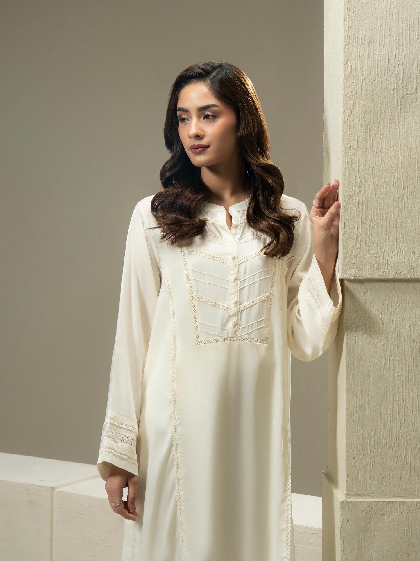 2 Piece Viscose Suit-Dyed (Pret)