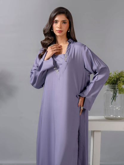 2 Piece Viscose Suit-Dyed (Pret)