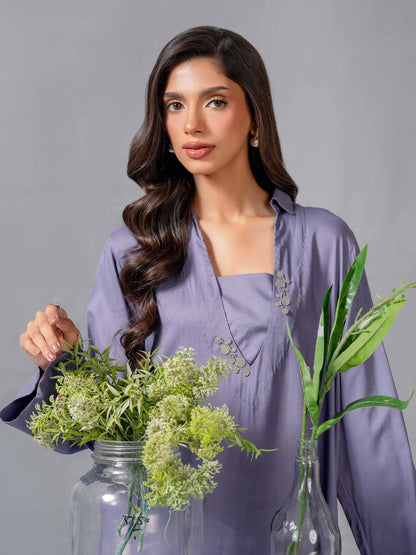 2 Piece Viscose Suit-Dyed (Pret)