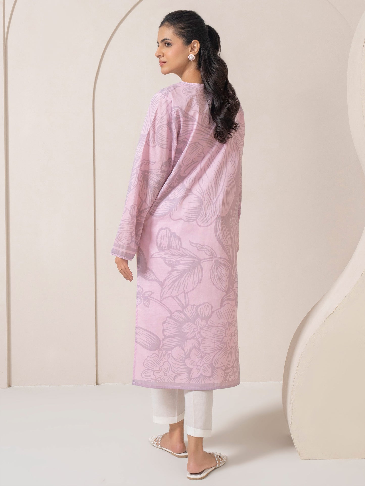 Lawn Shirt-Printed (Pret)