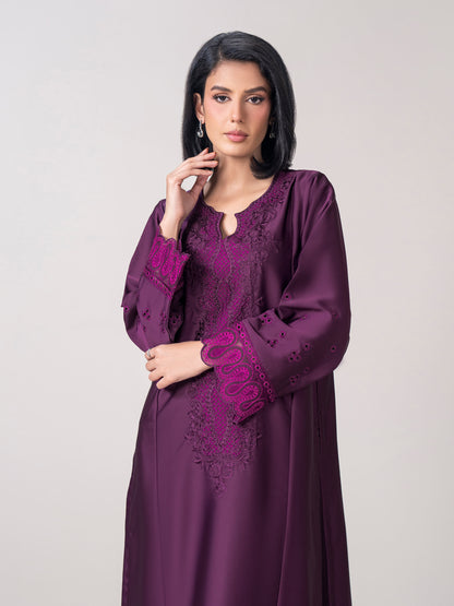 2 Piece Silk Suit- Embroidered (Pret)