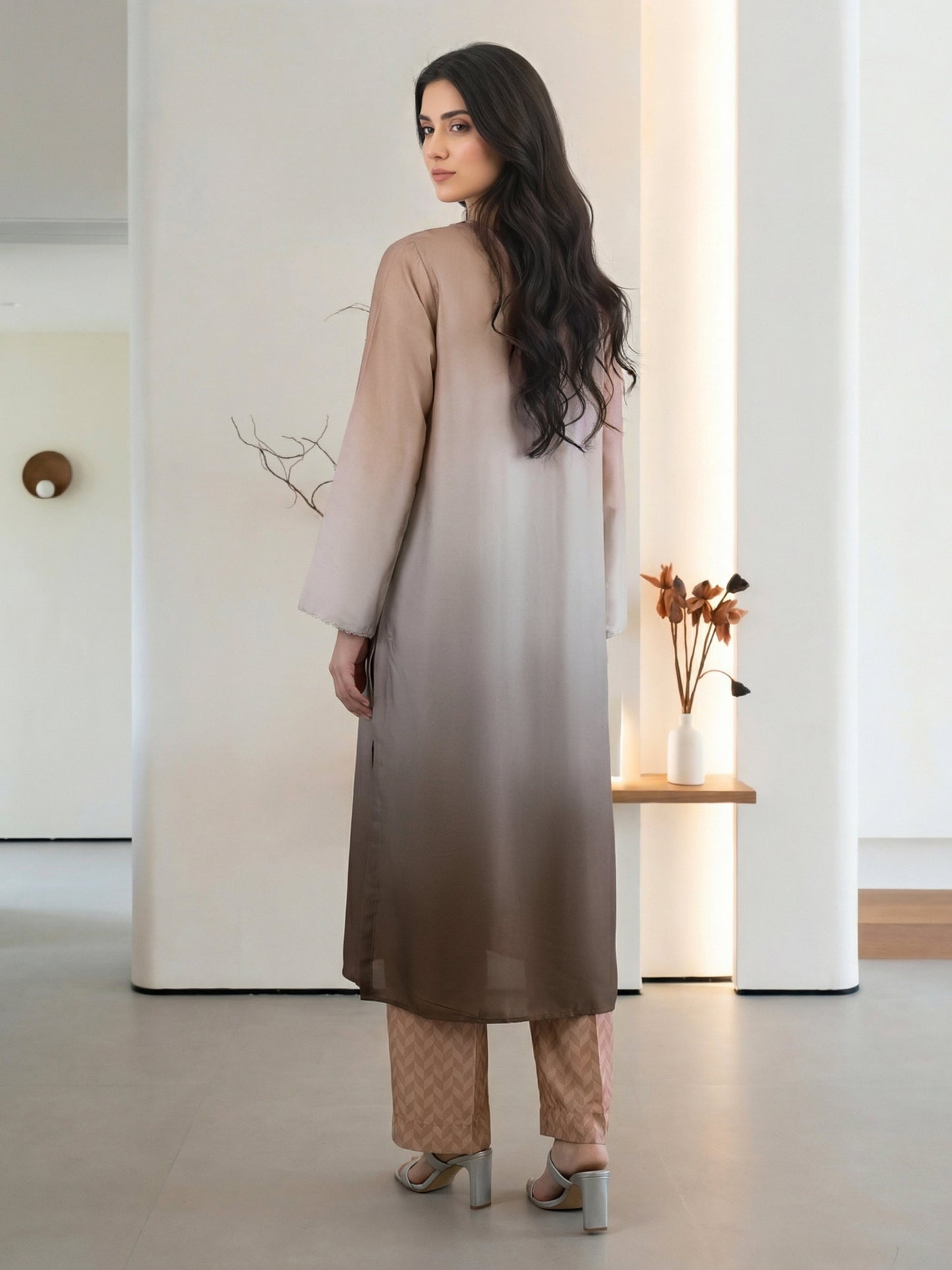 2 Piece Silk Suit (Pret)
