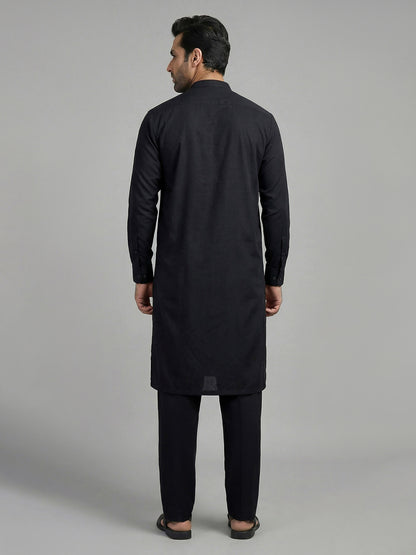Self Jacquard Suit