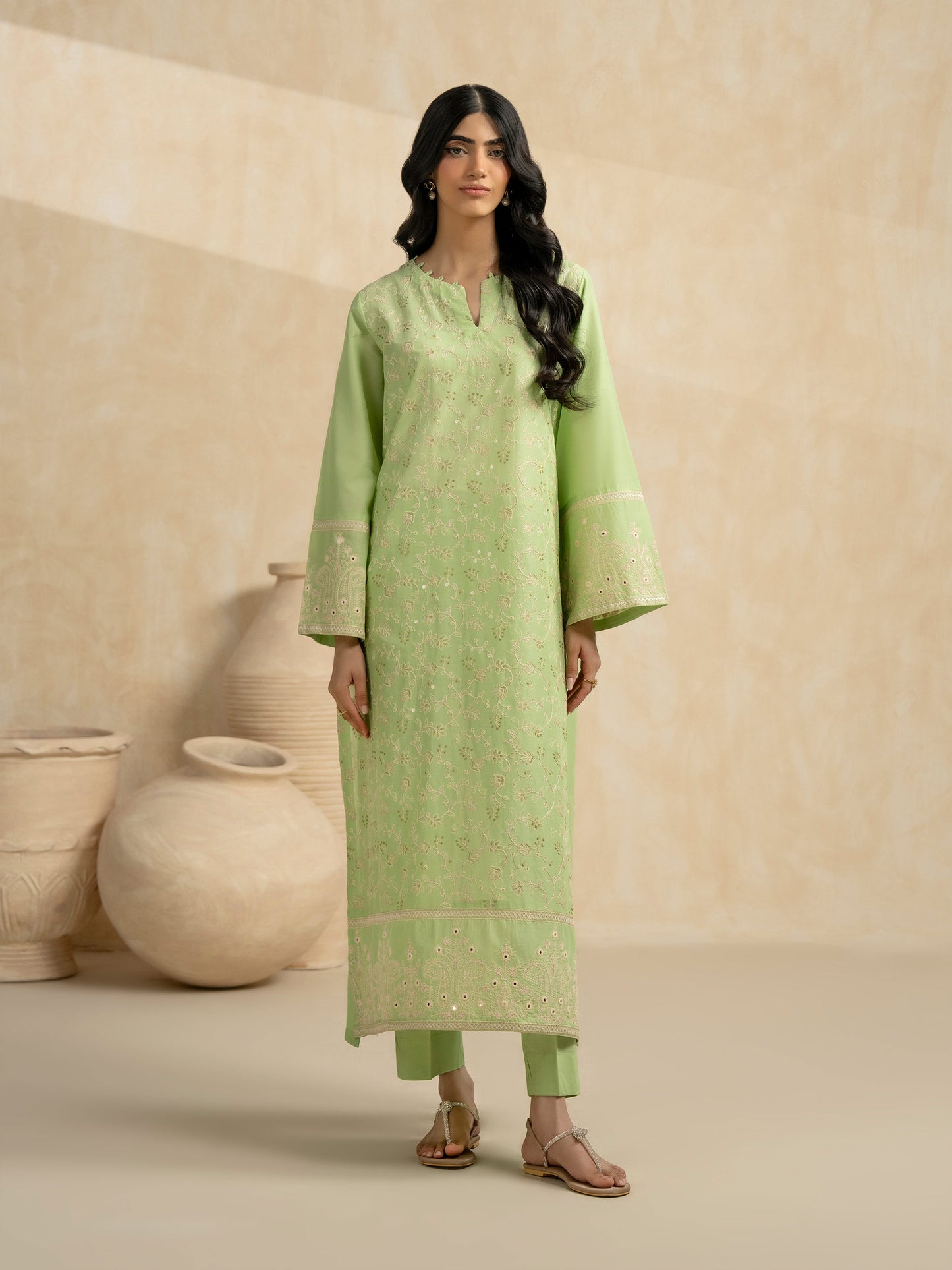 2 Piece Lawn Suit-Embroidered (Pret)