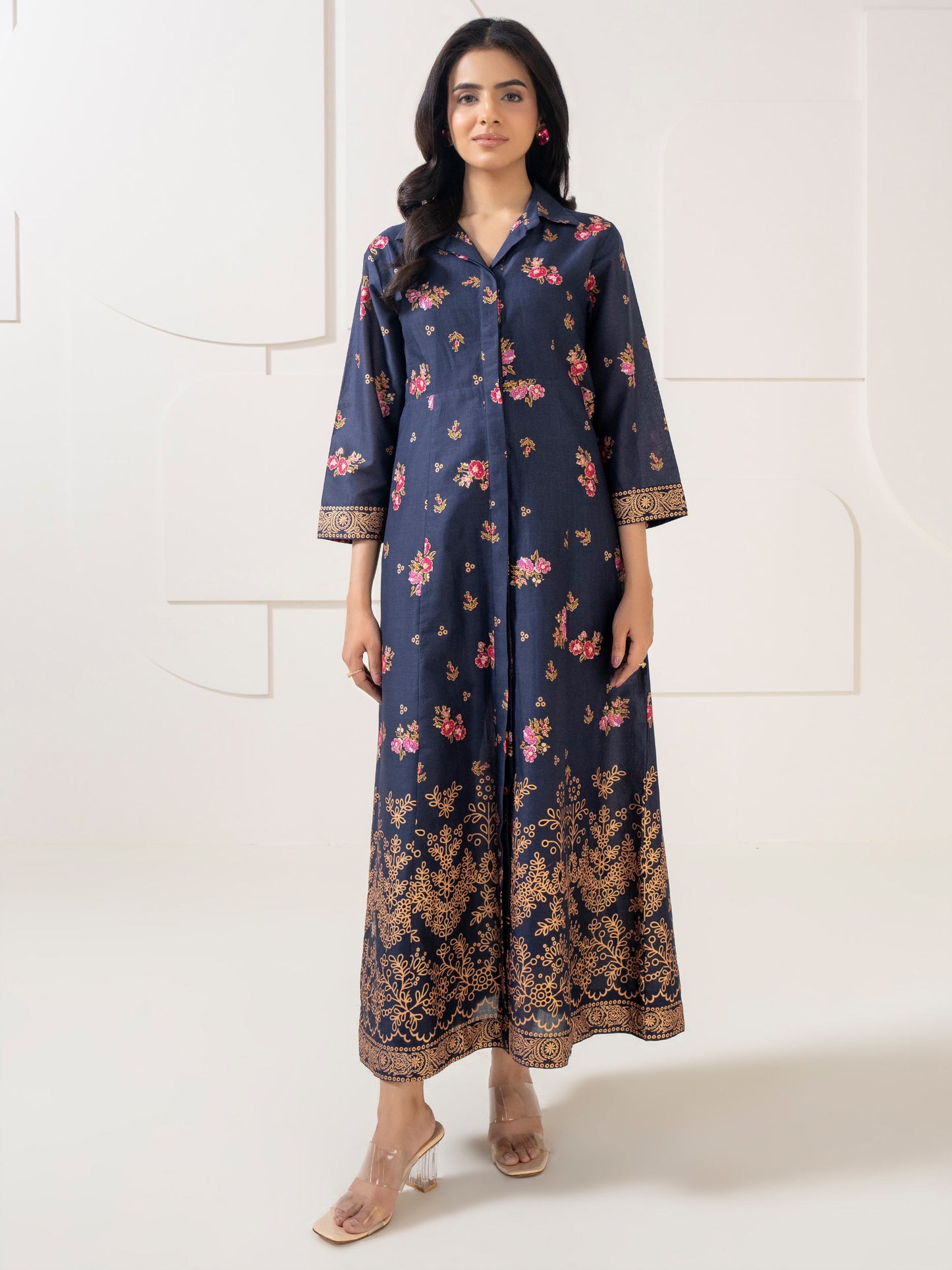 Lawn Frock-Paste Print (Pret)
